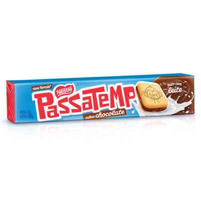 Biscoito Recheado Chocolate Passatempo Nestlé 130 g