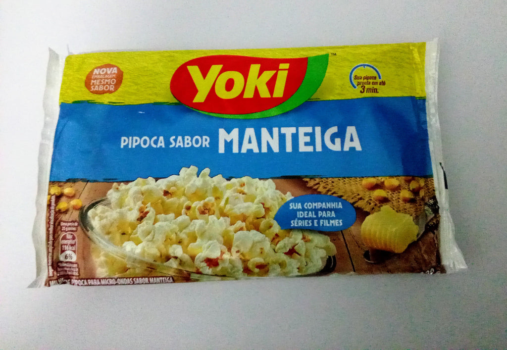 Pipoca Micro-ondas Sabor Manteiga Yoki 105g