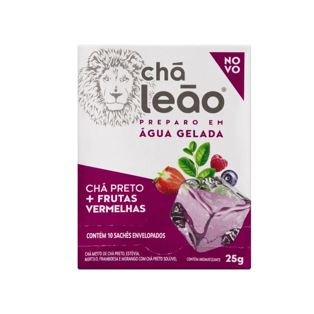 Chá gelado Preto e Frutos Vermelhos 10 saq